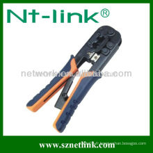 Outil de sertissage de câble de réseau Netlink avec poignée colorée